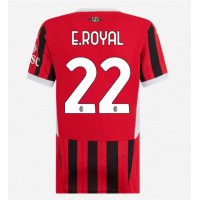 Camiseta AC Milan Emerson Royal #22 Primera Equipación Replica 2024-25 para mujer mangas cortas